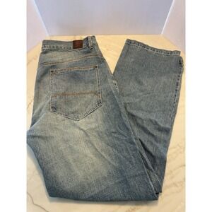 Vibes Premium Jeans 36x32 Blue Denim Straight Fit Mens Cotton Y2K